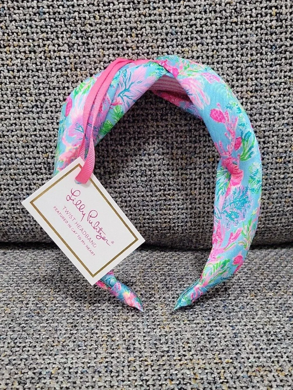 LILLY PULITZER Twist Headband in Cay To My Heart